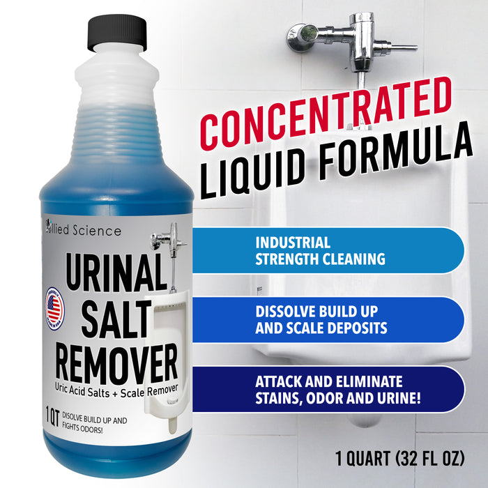 Urinal Salt, Calcium and Mineral Scale Remover - 4 Quarts