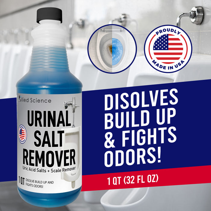 Urinal Salt, Calcium and Mineral Scale Remover - 4 Quarts