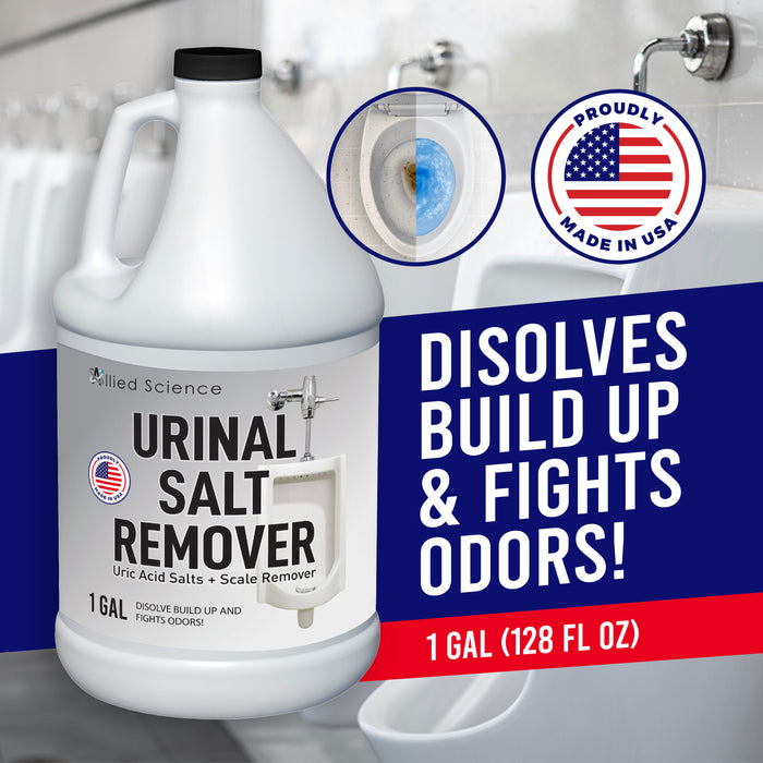 Urinal Salt, Calcium and Mineral Scale Remover - 1 Gallon