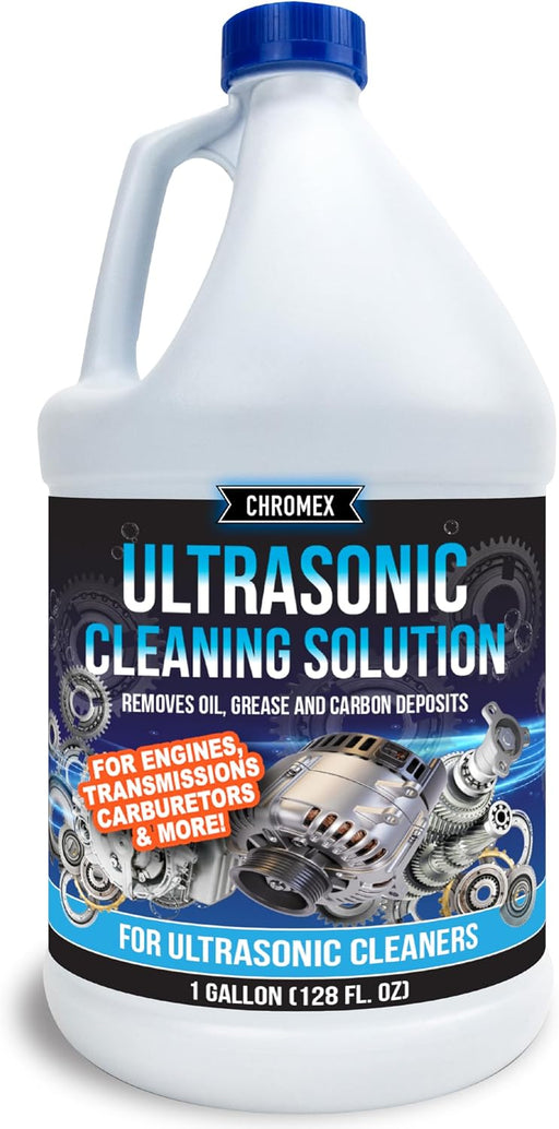 Chromex Ultrasonic Carburetor and Engine Parts Cleaning Solution - Concentrated Degreaser for Ultrasonic Tanks, Quart (3