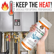 Chromex tankless water heater descaler keep the heat descale for optimal performance