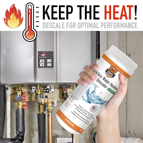 Chromex tankless water heater descaler keep the heat descale for optimal performance
