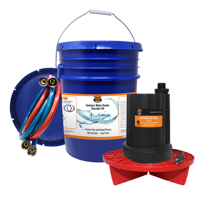 Chromex Tankless Water Heater Descaler Kit -Use Your Own Solution