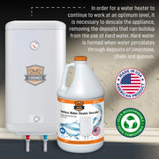 Chromex tankless water heater descaler 1 gallon made in USA biodegradable and compostable