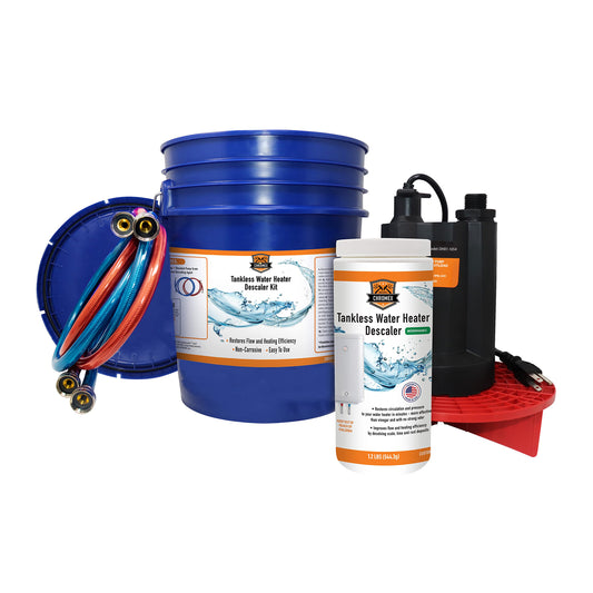 Tankless Heater Kit with Powder Descaler