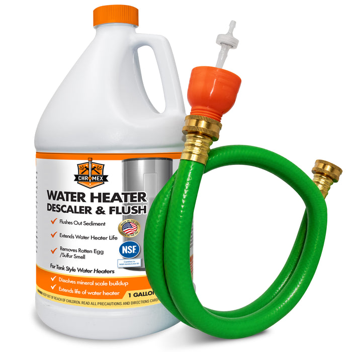 Chromex Water Heater Flush and Descaler