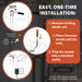 Chromex powered anode rod easy one-time installation 3 steps remove old rod insert and plug into outlet