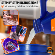 Chromex tankless water heater descaling solution step by step instructions with tutorial video