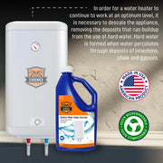 Chromex tankless water heater descaling solution made in USA 100 percent biodegradable and compostable