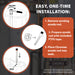 Chromex anode rod easy one time installation guide remove existing rod apply PTFE tape and place into water heater tank