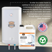 Chromex tankless water heater descaler made in USA 100 percent biodegradable compostable