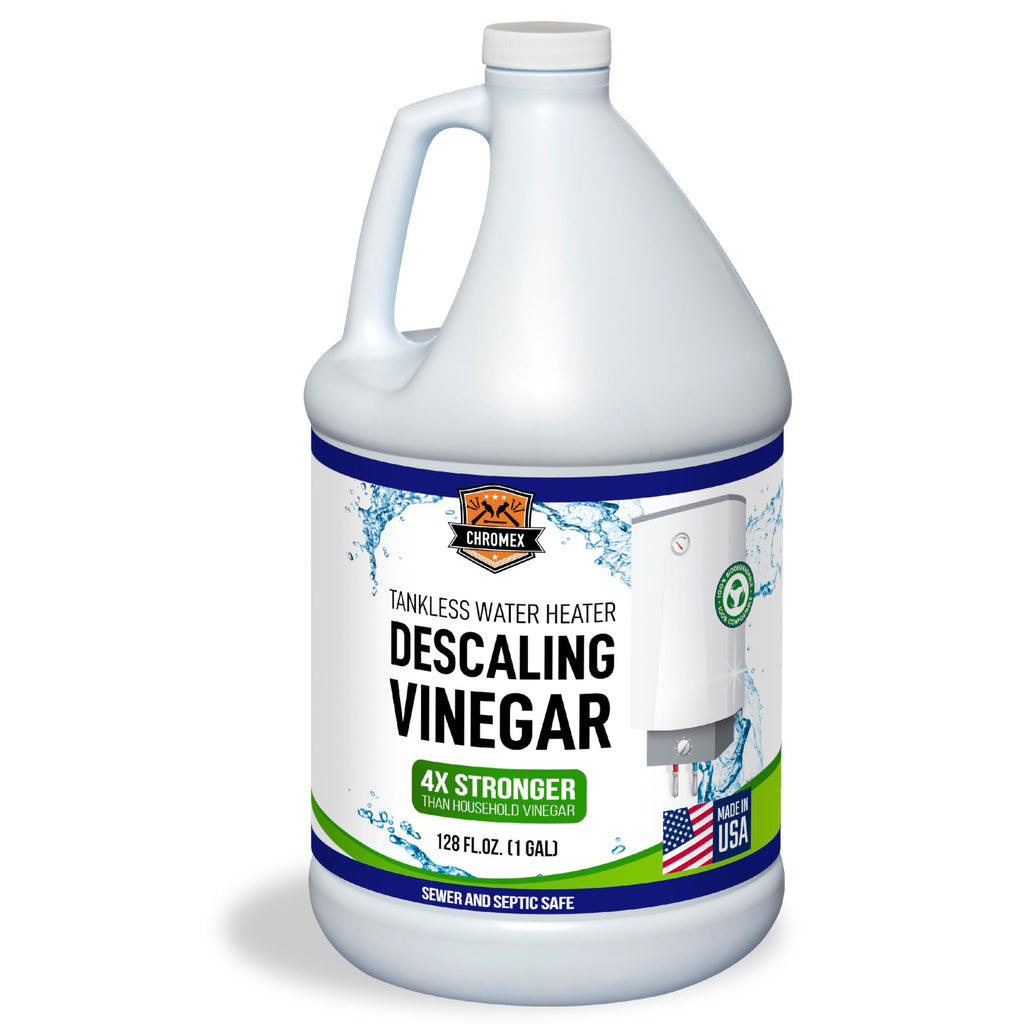冷凍SM25 M25 ML10 5L4 6L4 Chromex Descaling Vinegar — 4x Stronger | Tankless Heaters