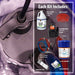 Chromex flush kit complete contents including descaling vinegar grit guard pump PVC hoses 6 gallon bucket service log and user manual