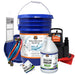 Chromex tankless water heater flush kit with 1 gallon concentrated vinegar solution and 6 gallon bucket