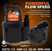 Chromex 1/6 HP submersible utility pump powerful flow speed with bottom filter for tankless heater flushing