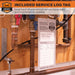 Chromex flush kit included service log tag tracks annual service inspections and maintenance updates for tankless water heater