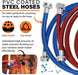 PVC coated steel hoses heavy duty tankless water heater flushing kit