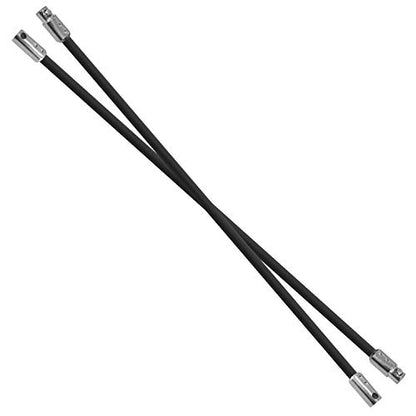 Chromex Rotary Drill Kit Add on Rods - 2 Piece - 6 Foot Fiberglass 16 mm Chimney Rod Kit with Interlocking Threaded Ends