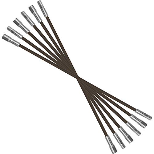 Chromex 7 Piece 3 Foot Chimney Rod Kit | 21 Foot Strong Fiberglass Rod Kit - Standard 1/4" NPT Fittings