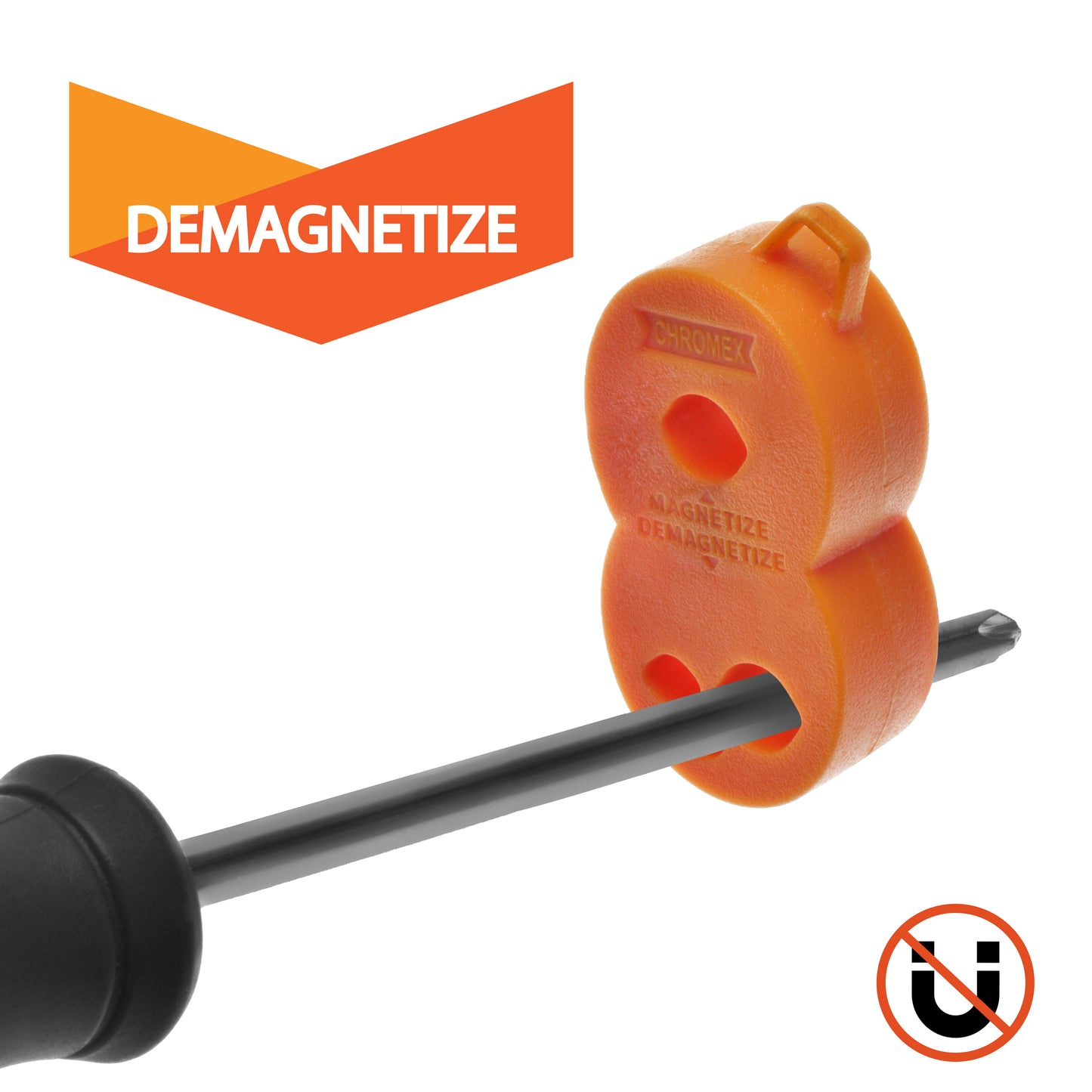 Magnetizer Demagnetizer Tool for Screwdrivers and Bits