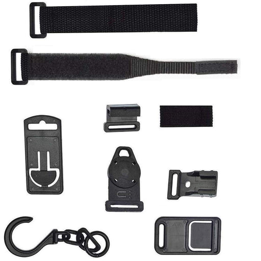 Chromex universal multimeter magnet kit complete with straps hooks clips and snap adapters